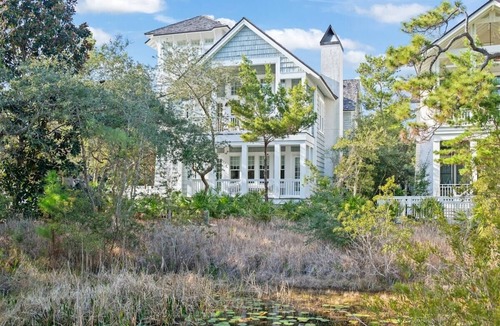 WaterSound Beach House | Watersound Beach! With Carriage House, Private Pool, LSV/Golf Cart, & 4 Bikes!