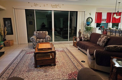 Pine Ridge House | Welcoming 2-bedroom house with salt water pool,serene 20 minutes to closet beach