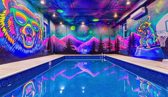2 Bowling Lanes | 8BR Smoky Mtn Lodge | Hot Tub + 85° Pool + Arcade | Sleeps 22