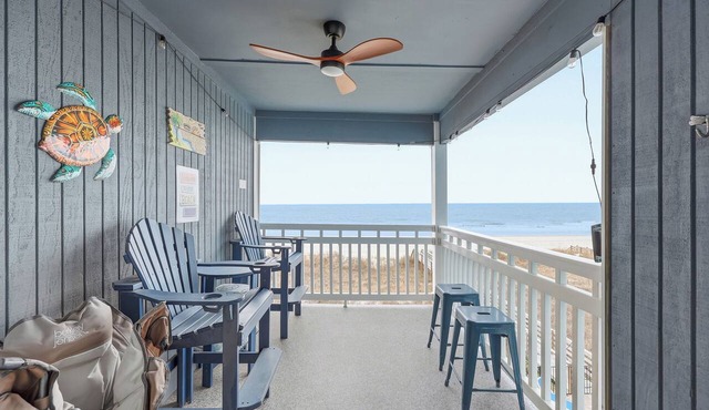 2BD/2BA Oceanfront Corner Unit-Pet Friendly- Windy Shores 306