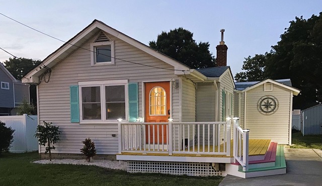 4-bedroom house in charming Lower Township with WiFi, AC