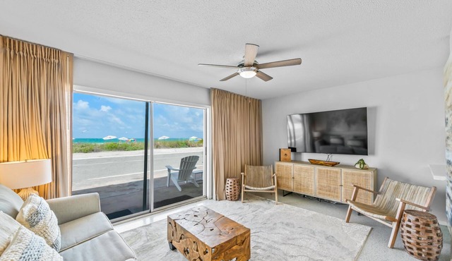 BEDROOM TO BEACH IN 5 SECONDS FLAT in this 2 Bedroom 1 Bath Beachfront Suite at Bali Hai