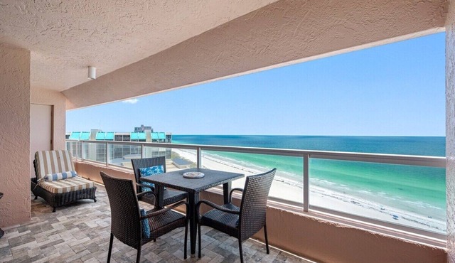🌞CBC 1-16B – Amazing Gulf views, heated pool, pickleball, gym, sauna and so much more!