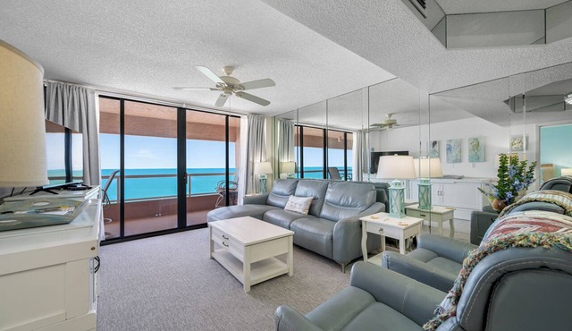 🐬CBC 1-16C– Beachfront, pool, hot tub, gym, pickleball!
