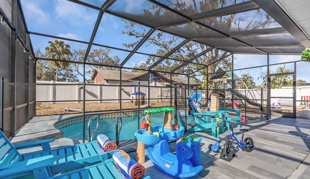 Coastal Escape: Kid-Friendly Home, Heated Saltwater Pool & Playground