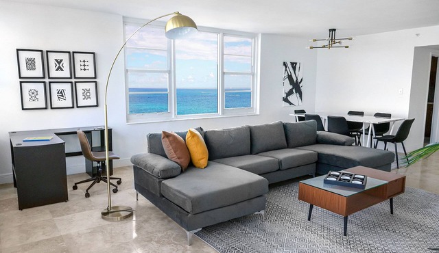 Direct Beach Access, On-site Pool | Near Downtown Miami!