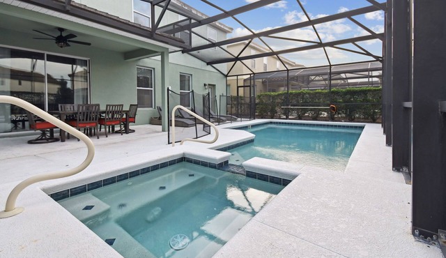 Disney House-Pool & Hot Tub,Free Waterpark