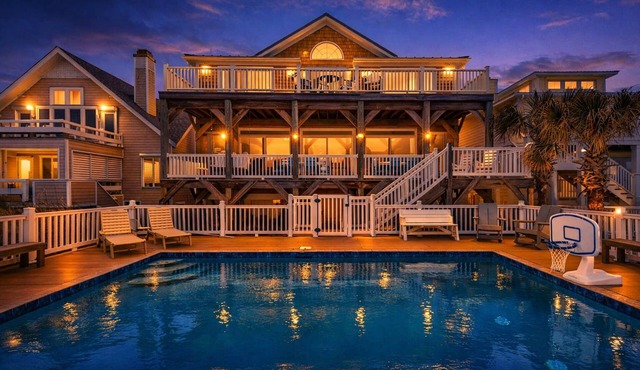 Dolphin Watch - 7Br - Oceanfront - Pool/Hot Tub