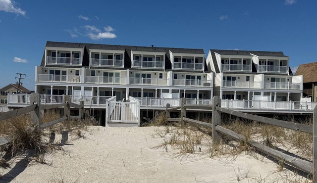 Exclusive New Oceanfront 4-bedroom townhome with huge private ocean deck.