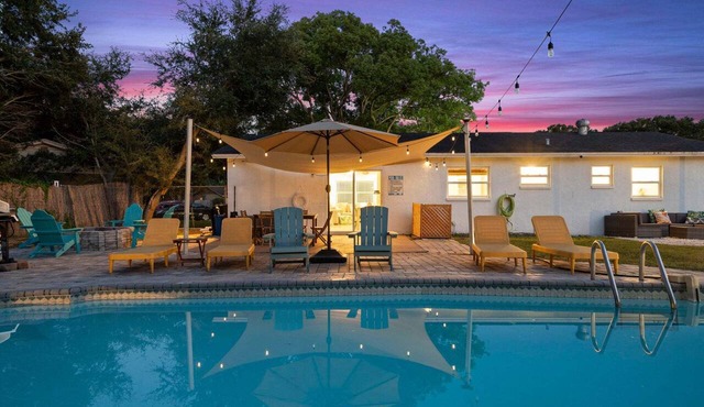 Family-Friendly Seminole Pool Retreat | Fire Pit