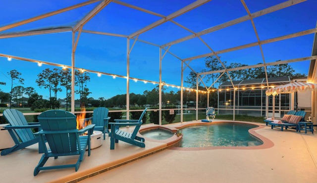Golf Course 4BR Retreat w/Pool, Spa & Theater
