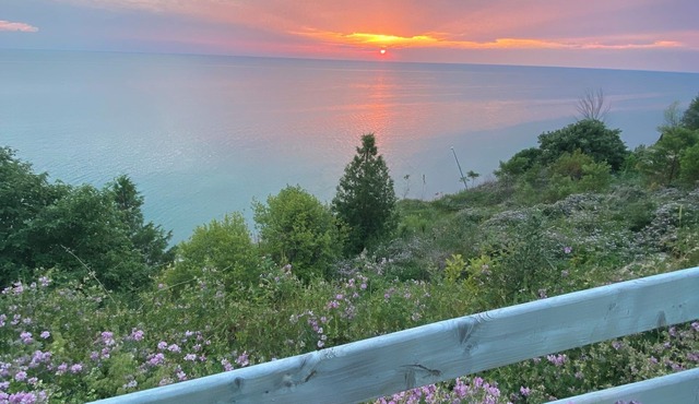 Huron Lakefront Cottage Charming 8 bedrms 4bths 18+guests 8car/Hotub/pets .