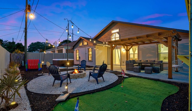 Luxe Bali Inspired Home near Down Town St Pete and Beaches - Hot Tub and Golf