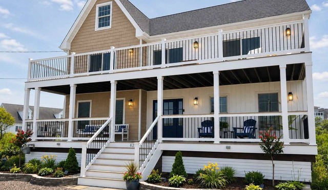 Luxury Waterfront Manor with Private Dock & Decks