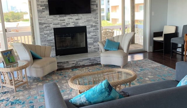 Ocean Front 4 Bedroom 2.5 Bath Condominium with pool Brigantine NJ