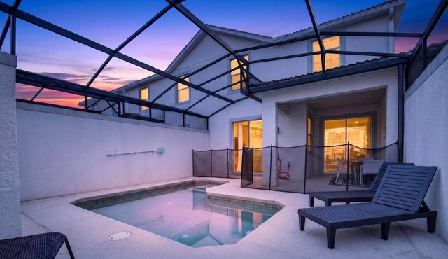 Poolside Bliss: Enchanted 4BR Townhome, Ultimate Fun! - 1556