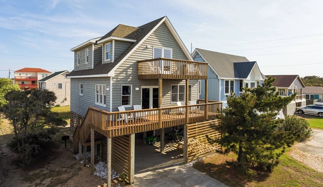 Salty Vibes/2 Blocks to Beach/Close Beach Access/Wright Memorial & Ocean Views