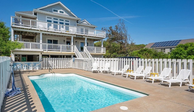 Sea Haven- Heated Salt Water Pool | Sleeps 16 | Dogs OK |500ft to beach |Hot Tub