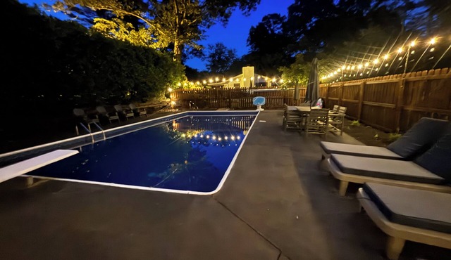 Spacious Lake House with Private Pool, Hot Tub, Game Room, Fire Pit, Dock
