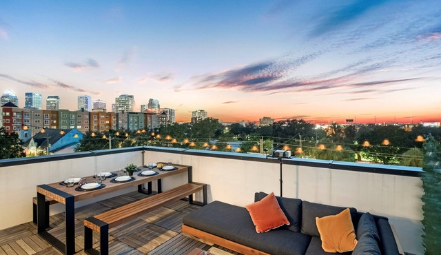 Sunset Rooftop Lounge | Outdoor Cinema | BBQ Grill