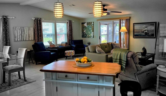 THE VILLAGES! EZ access to shops+ squares, Pets OK, remodeled and clean,gas golf