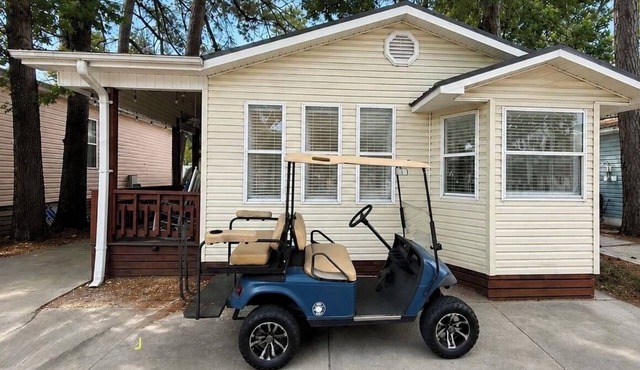 Tidewater Sol Sunny Coastal Escape + Golf Cart in Ocean Lakes