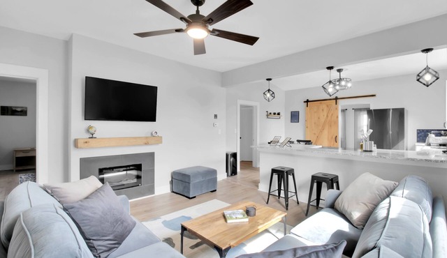 Updated home with mid-century charm short walk to village & short drive downtown