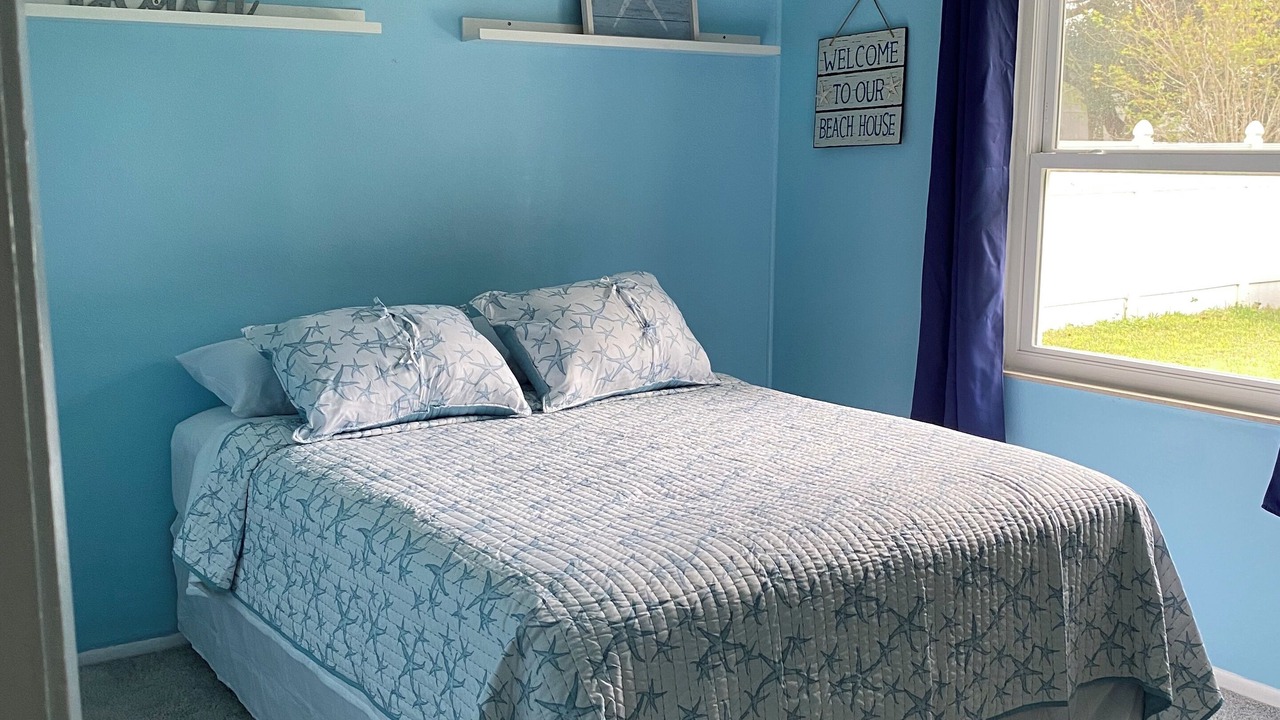 Photo of Bedroom in Winter Woods