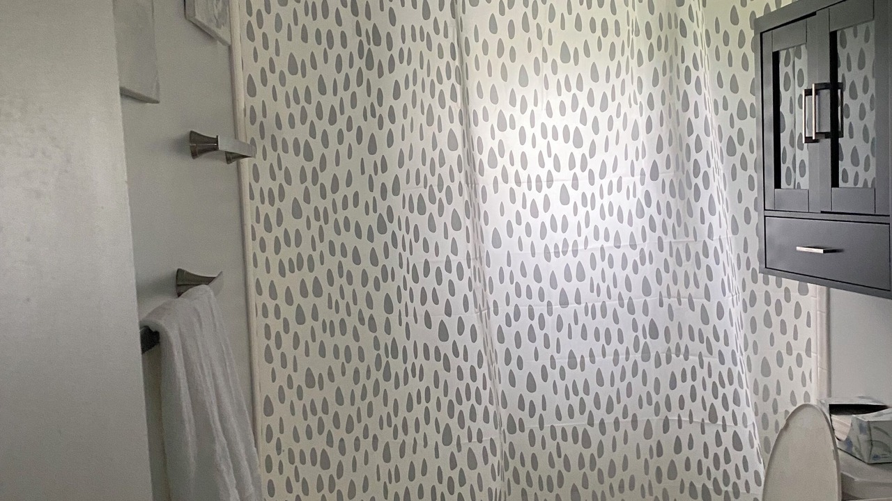 Photo of Bathroom in Winter Woods