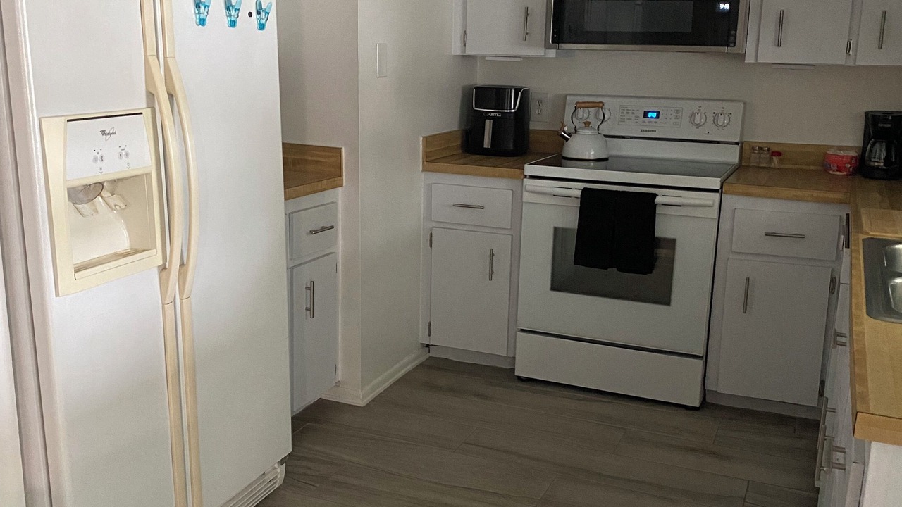 Photo of Kitchen in Winter Woods