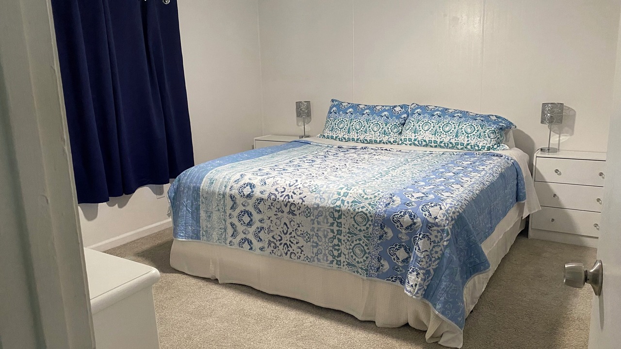 Photo of Bedroom in Winter Woods
