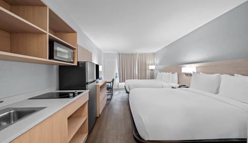 Room, 2 Double Beds, Non Smoking (Efficiency )