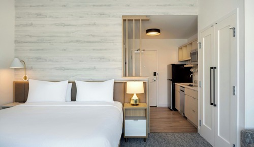 Studio Suite, 1 King Bed with Sofa bed (Mobility/Hearing Access, Roll-in Shwr)