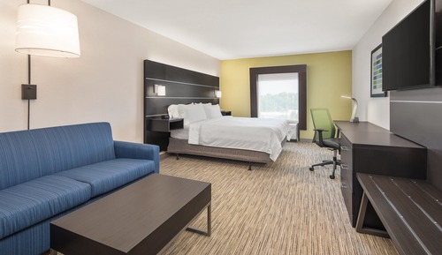 Suite, 1 King Bed, Accessible (Communication, Mobil, Transfer Shower)